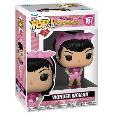 Imagen de Funko POP! Heroes: Breast Cancer Awareness Bombshell Wonder Woman DC Comics Figura de Vinilo Coleccionable Idea Regalo Mercancia Oficial Juguetes para Niños y Adultos