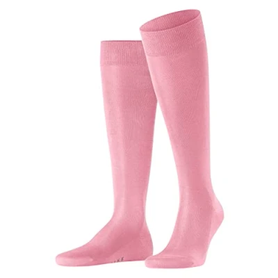 Imagen de FALKE Tiago M KH algodón fil d&#039;Écosse sostenible largo unicolor 1 par, Calcetines largos Hombre, Rosa (Rose Water 8804) nuevo ecológico, 43 44
