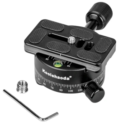 Imagen de Koolehaoda Cabeza panorámica de 360 Compatible con RRS / Arca Swiss Ballhead (Cabeza LPC 1)
