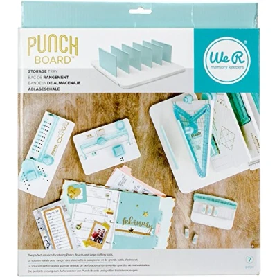 Imagen de We R Memory Keepers Punch Board Storage Almacenamiento, Off White, 34 X 2.3 39 Cm