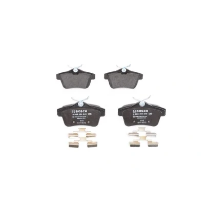 Imagen de BOSCH 0 986 494 640 Juego de pastillas freno Low Metallic con instrucciones montaje, Chapa antichirridos, tornillos PEUGEOT: 5008 I, 3008 I