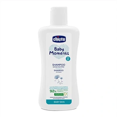 Imagen de Chicco Baby Skin Champú sin gotas, 200 ml, 0 M+