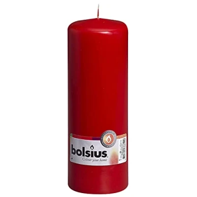 Imagen de Bolsius Outdoor/Indoor Pillar Candle 200x70mm Red