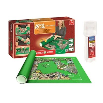 Imagen de Outletdelocio. Pack Puzzle Roll 3000 XXL. Tapete Universal para Transportar/Guardar Puzzles hasta Piezas + Pegamento