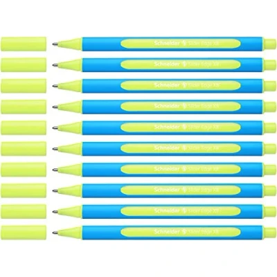 Imagen de Schneider Bolígrafo Slider Edge, Color amarillo, 10 Unidades SH152205