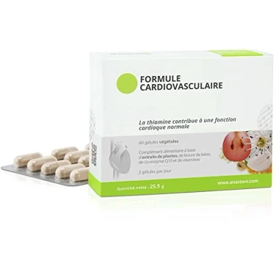 Imagen de Fórmula Cardiovascular * 60 cápsulas / 320 mg Vitaminas del grupo B, Espino blanco, Ajo, Uva, Nattocinasa y Coenzima Q10