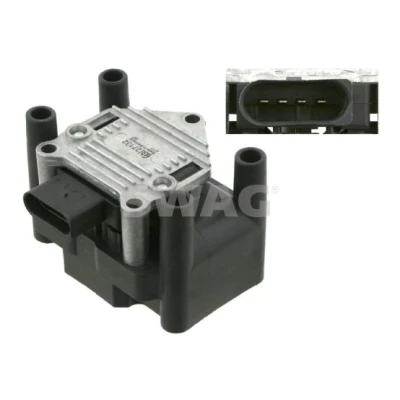 Imagen de SWAG 30 92 7132 Bobina de encendido VOLKSWAGEN: Golf 4, 5, Polo V Hatchback, SEAT: Ibiza 2, Leon I 3, AUDI: A4 B5 Berlina