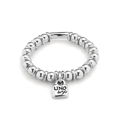 Imagen de UNOde50 Pulsera elástica bañada en plata de ley