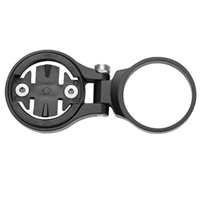 Imagen de Soporte para Montaje de Computadora Bicicleta, Extensión Manillar Bicicleta Ajustable odómetro Ciclismo Garmin/Bryton(Negro Garmin)