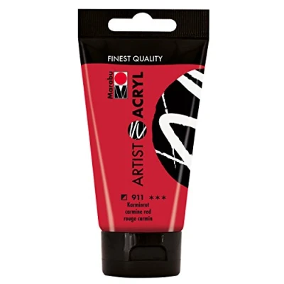 Imagen de Marabu 122002911 Artist acrílico, 75 ml, Color Rojo