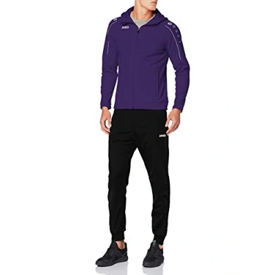Imagen de JAKO Chándal para hombre de poliéster Classico con capucha, lila, talla 4XL, M9450