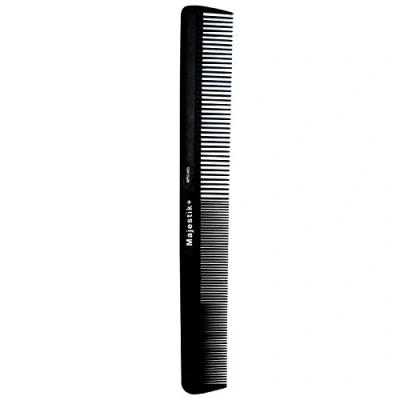 Imagen de Peine para corte de pelo, un pelo fibra carbono profesional peine, resistencia y durabilidad, medio Diente fino, libre PVC negro con funda a medida del producto (21 cm)