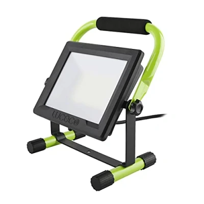 Imagen de Luceco Foco de Trabajo LED 50W, Luz Portátil IP65 Impermeable, Lampara para Obras, Jardines, Automóviles, Garajes,