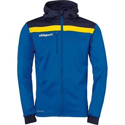Imagen de Uhlsport Offense 23 Multi Hood Jacket Chaqueta Con Capucha Para Hombre, azur/azul marino/lima ama, 164