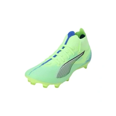 Imagen de Puma Ultra 5 Match FG/AG Botas de fútbol con tacos, Mujer, Talla: 38, Fizzy apple/white/bluemazing Zapatos