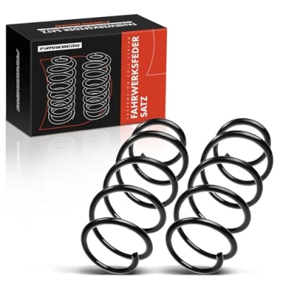 Imagen de Frankberg 2x Ressorts de suspension Essieu Avant Gauche Droite Compatibles avec Cordoba 2002 2009 Polo 2001 2021 Fabia 1999 2007 Ibiza Sustituir# 6Q0411105AE