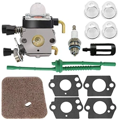 Imagen de REFURBISHHOUSE Carburador para Stihl Fs80 Fc55 Fc75 Fc85 Fs310 Fs38 Fs45 Fs45C Fs45L Fs46 Fs55 Fs55Rc Fs55T Fs74 Fs75 Fs76 Fs85 Hs45 Hs75 Hs80 Hs85 Zama (Fs80)