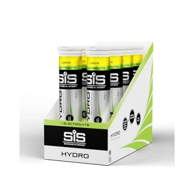 Imagen de Science in Sport HYDRO Comprimidos de 160 uds. Limón electrolitos, Veganos y sin gluten, efervescentes para promover la hidratación el equilibrio electrolítico