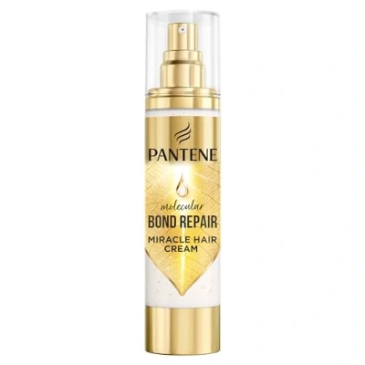 Imagen de Pantene Molecular Bond Repair Crema Sin Aclarado 90ml, Tratamiento Capilar con Fórmula Pro V Concentrada para Todo Tipo de Pelo Dañado, Nutre, Fortalece, Suaviza el Cabello, Repara Puntas Abiertas