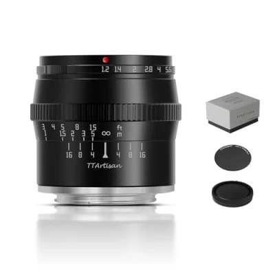 Imagen de TTArtisan Lente de Enfoque Manual F1.2 APS C M43 50 mm para cámara Fuji X Mount como A1 A10 A2 A3 A5 A7 M1 M2 H1 T1 T10 T2 T20 T3 T4 T100 T200 T30 PR01 PR02