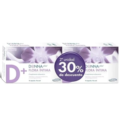 Imagen de Donna Plus Flora Intima 14 Capsulas Pack Promocional x2
