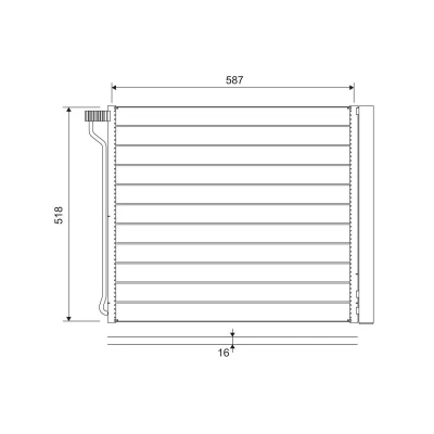 Imagen de VALEO 822649 Condensador con secador Aluminio 522 BMW: X6, X5