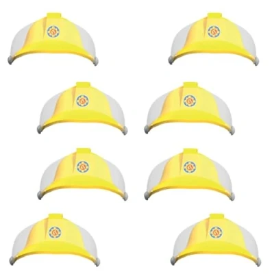 Imagen de amscan 9912971 Sombreros de papel para fiesta cumpleaños bomberos Sam niños, paquete 8