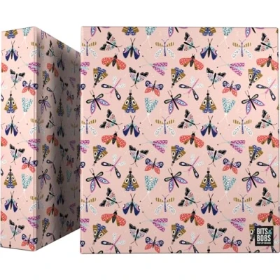 Imagen de Grafoplás Carpeta Archivadora A4 4 Anillas Mixtas 40mm Butterfly Bits&amp;Bobs Pop Up Desing Perfecto Material Escolar Tapas Rígidas Cartón Certificado FSC