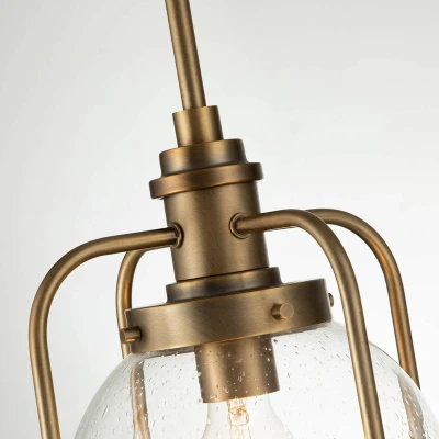 Imagen de Quintiesse Colgante Tricocent, latón/transparente, 1 luz