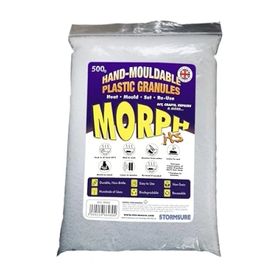 Imagen de Morphits Termoplástico Bioplástico Polimorfo Reutilizable Moldeable a Mano 500g