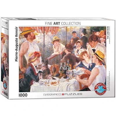 Imagen de EuroGraphics Luncheon of The Boating Part by Pierre Auguste Renoir 1000 Piece Puzzle ( ) Rompecabezas, Color Azul, Blanco, (EG60002031)