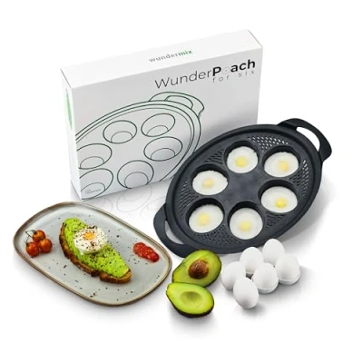Imagen de Wundermix WunderPoach® para seis Bandeja escalfadora Thermomix huevos escalfados en TM Caldera de Accesorios 6