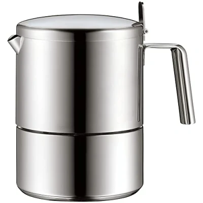 Imagen de WMF Kult Cafetera Italiana, Inducción, Acero Inoxidable Mate, 6 Tazas