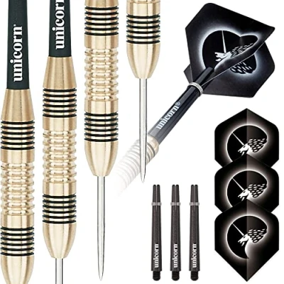 Imagen de Core Unicorn Brass Dardo, tamaño 21, Color Dorado/Negro