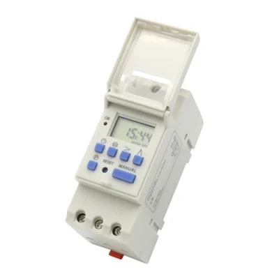 Imagen de interruptor temporizador programable 230V/240V16A amanecer atardecer apagado automático de tiempo digital mini eléctrico con 16 veces encendido/apagado tim ( Color : 240VAC )