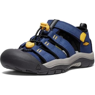 Imagen de Keen Newport H2 Youth Sandalias de senderismo para niños, Talla: 37, Naval academy/keen yellow Zapatos