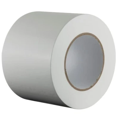 Imagen de Gocableties Cinta americana blanca de 100 mm x 50 m tela resistente, ancha, adhesiva e impermeable Para reparar, fijar, agrupar, reforzar y sellar 1 rollo