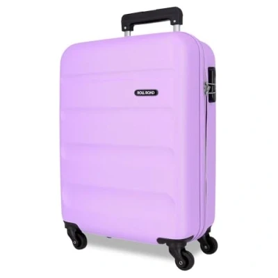 Imagen de Roll Road Flex Maleta de Cabina Morado 38x55x20 cms Rígida ABS Cierre combinación Lateral 33L 2,46 kgs 4 Ruedas Dobles Equipaje Mano