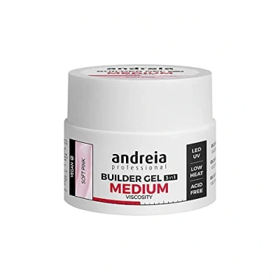 Imagen de Gel de uñas Medium Viscosity Andreia Professional Builder Rosa (44 g)