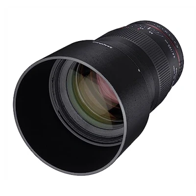 Imagen de Samyang 135 mm F2.0 para Canon EF Teleobjetivo de fotograma completo y distancia focal fija APS C cámara EF/ S, enfoque manual, EOS 1D X Mark III, 6D II, 5D IV