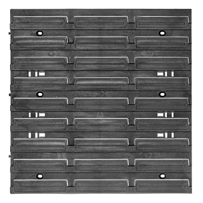 Imagen de KADAX pared de herramientas, sistema almacenamiento plástico PP, estantería en diferentes tamaños, taller con cajas y soportes (39 x 39 cm)