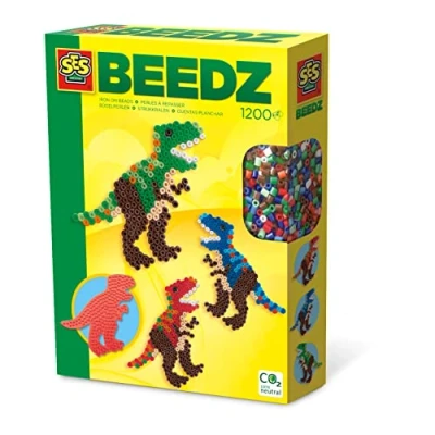 Imagen de SES Creative Cuentas para Planchar de T Rex SES, Multicolor, Small (06117)
