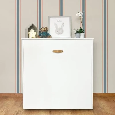 Imagen de MUEMUE Cama Plegable Plegatin aglomerado Blanco 101x99x40 Solo LA
