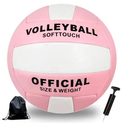 Imagen de Bibykivn Pelota Voleibol,Balon Voley Playa,Tacto Suave Voleibol de Playa,Unisex Adult, (F)