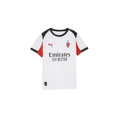Imagen de Puma ACM AWAY Jersey Replica JR Camiseta de fútbol whitefor all time red para niños, Talla: 7 8a (8), white/for