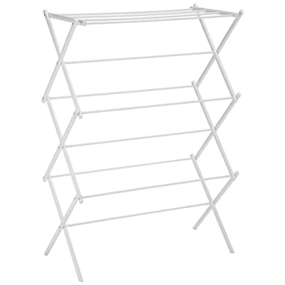 Imagen de Amazon Basics Tendedero Plegable, Color Blanco
