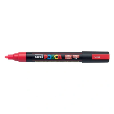 Imagen de POSCA uni ball 182577 Rotulador con punta redonda mediana, rojo neón
