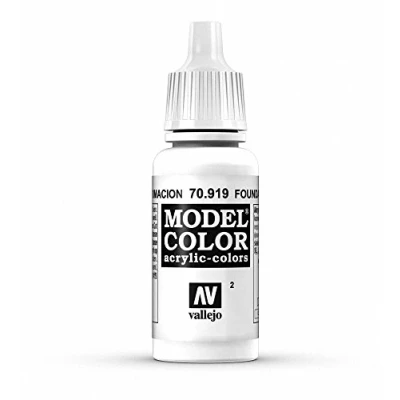 Imagen de Vallejo Model Color Pintura Acrílica, Blanco (Cold White), 17 ml