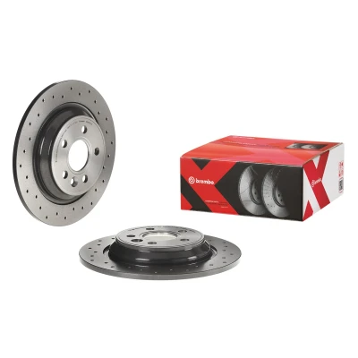 Imagen de BREMBO 08.A537.1X Disco de freno 302 11 5 macizo, perforado revestido VOLVO: V60 I, S60 II, S80 II