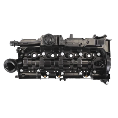 Imagen de VAICO V20 4167 Tapa de Balancines con junta cubierta válvula ventilación, tornillos BMW: 5 Berlina, 4 Coupé, X5